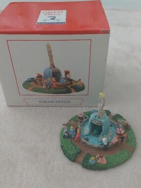 LIBERTY FALLS Collection Starlight Fountain Figurine NIB